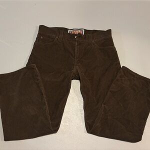 Vintage Levi's Brown Low Loose Corduroy Waistband Pants 34x30